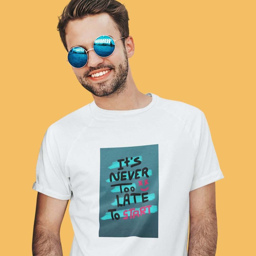 Pure Cotton Bio-Washed T-Shirt Chest Printed-Inspirational Slogan-Design-7-by ZingerTees-Unisex-EL9120397 - Image 4