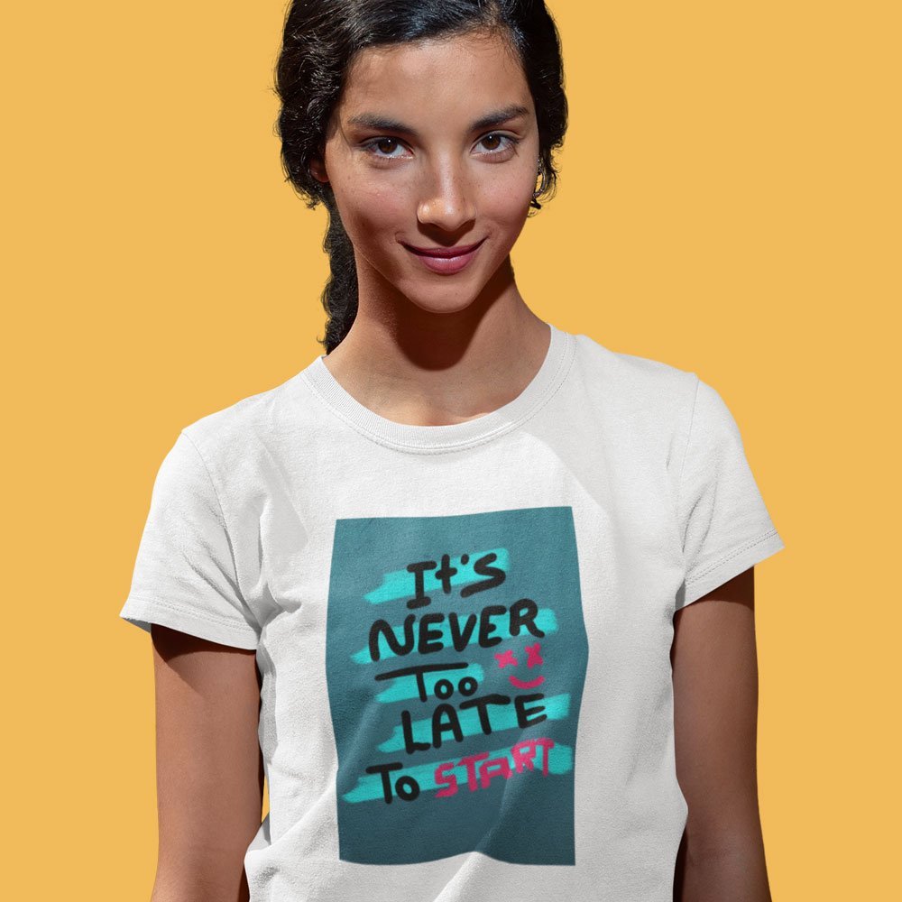 Pure Cotton Bio-Washed T-Shirt Chest Printed-Inspirational Slogan-Design-7-by ZingerTees-Unisex-EL9120397