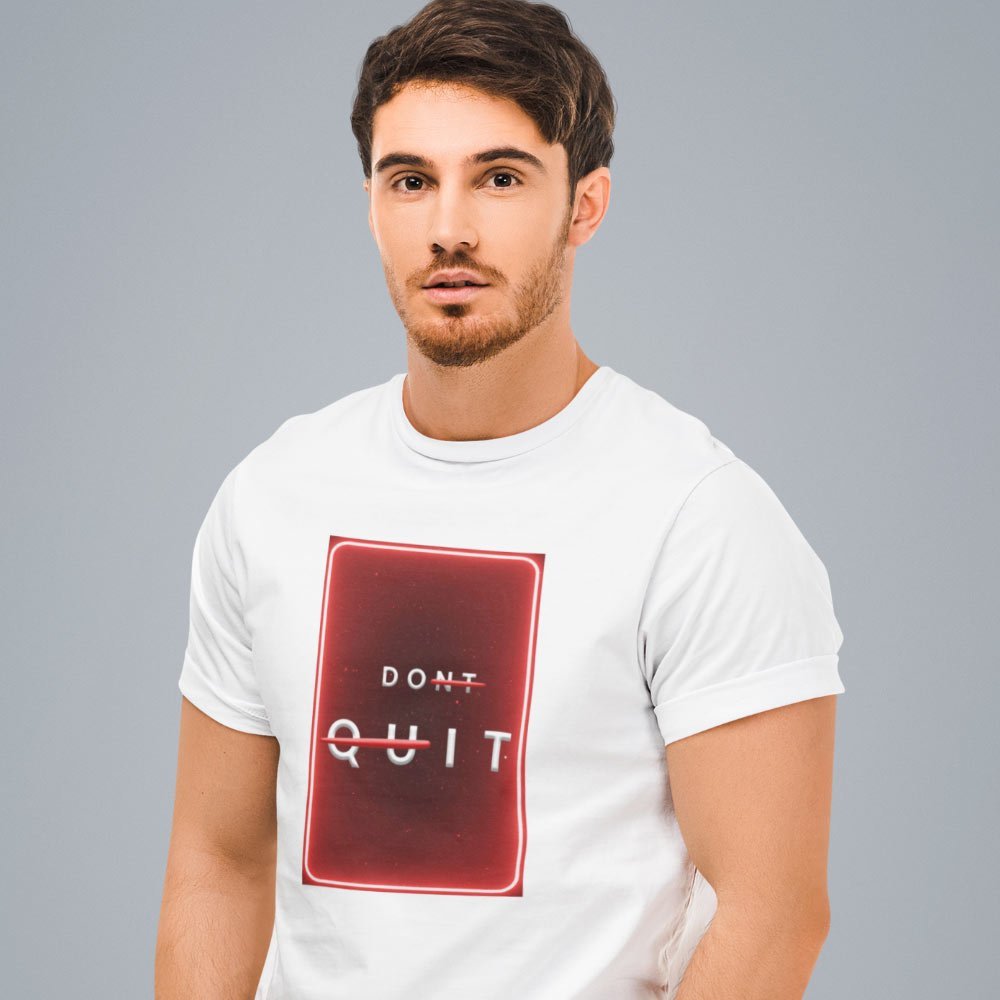 Pure Cotton Bio-Washed T-Shirt Chest Printed-Inspirational Slogan-Design-8-by ZingerTees-Unisex-EL9120398 - Image 3