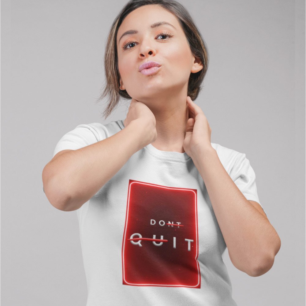 Pure Cotton Bio-Washed T-Shirt Chest Printed-Inspirational Slogan-Design-8-by ZingerTees-Unisex-EL9120398 - Image 2