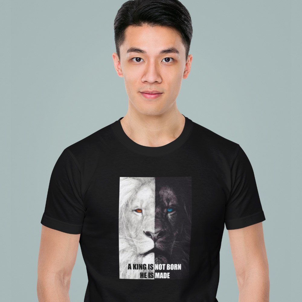 Pure Cotton Bio-Washed T-Shirt Chest Printed-Inspirational Slogan-Design-9-by ZingerTees-Unisex-EL9120399 - Image 4