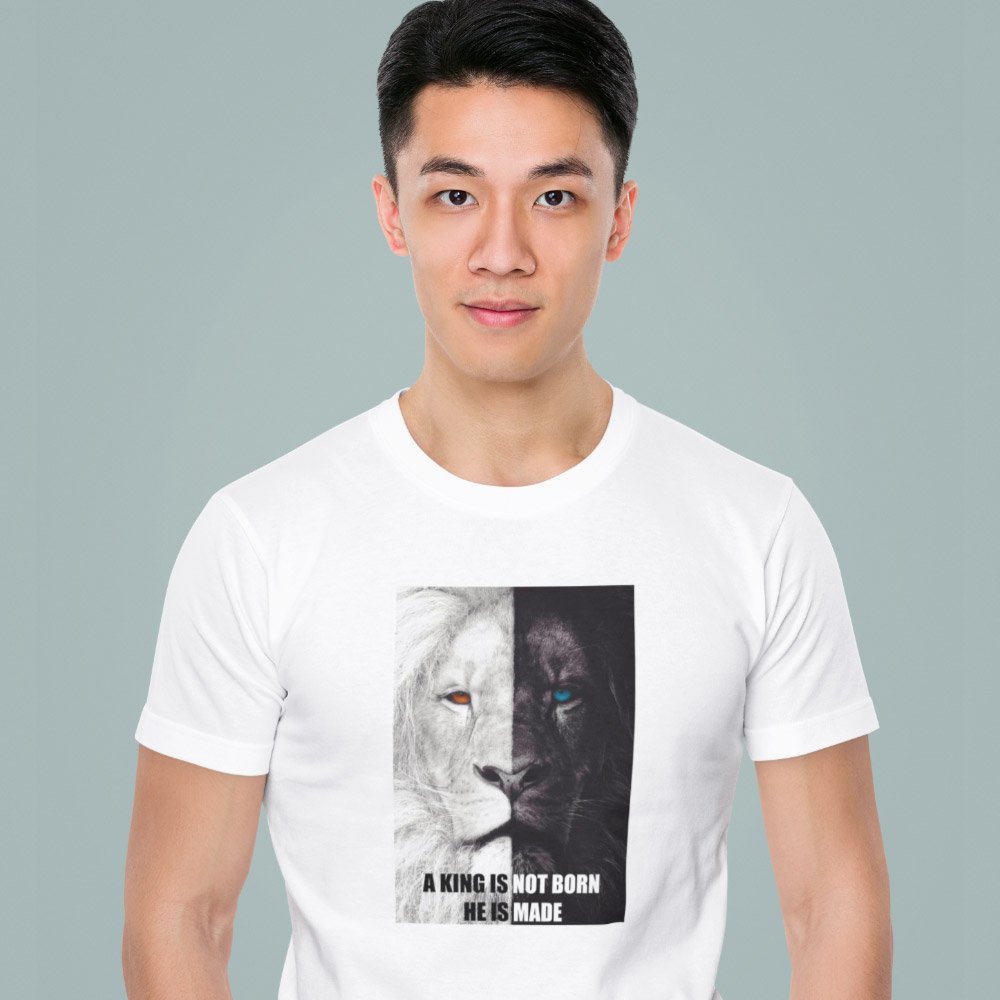 Pure Cotton Bio-Washed T-Shirt Chest Printed-Inspirational Slogan-Design-9-by ZingerTees-Unisex-EL9120399 - Image 2