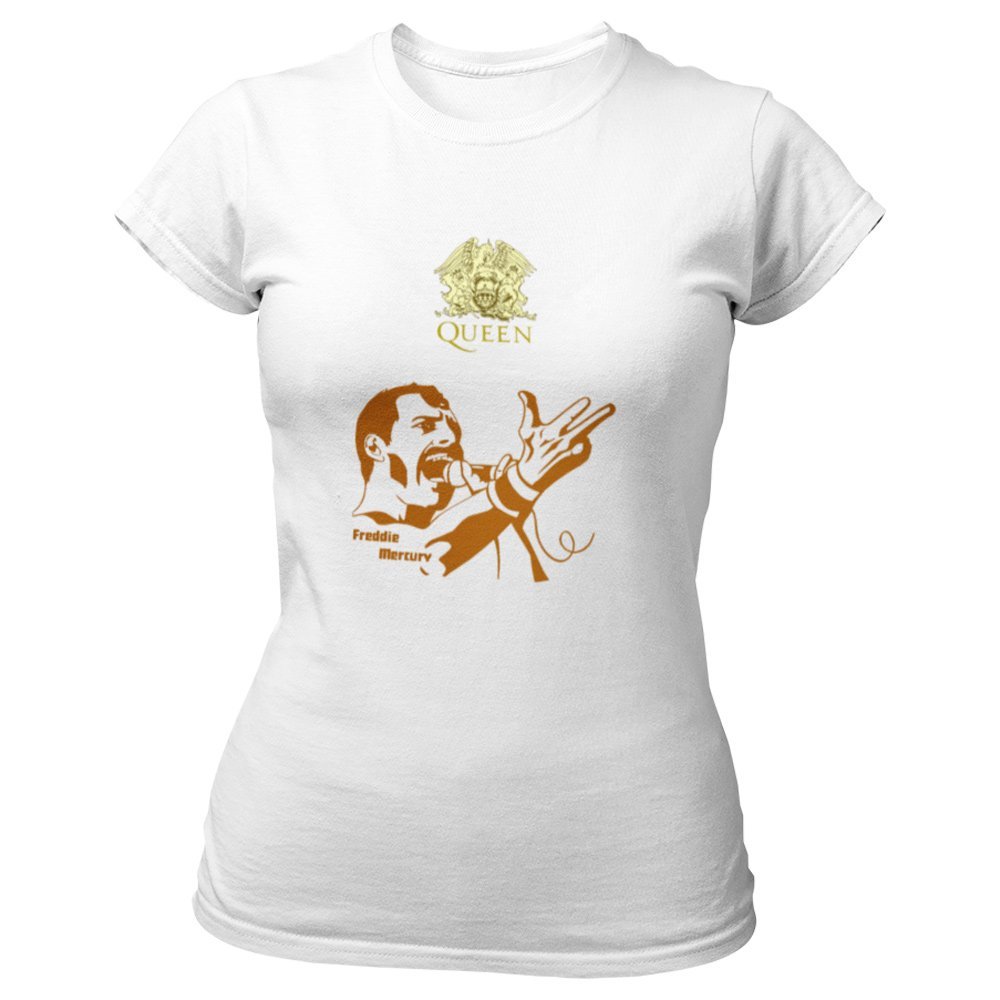 Pure Cotton Bio-Washed T-Shirt Chest Printed-Tribute to Queen-Freddie Mercury-Rock Music-Design-10-by ZingerTees-Unisex-EL9120498 - Image 7