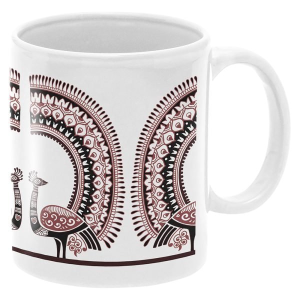 Tibal Art Peacock Wh M